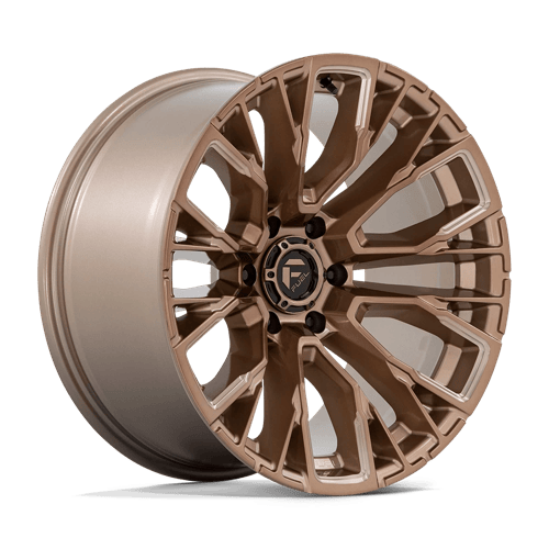 Fuel REBAR Platinum Bronze Milled wheel
