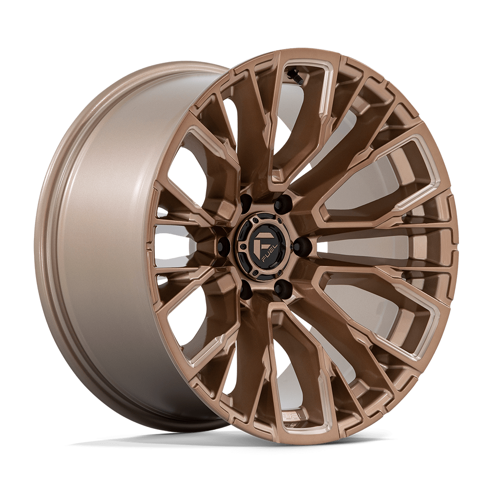Fuel REBAR Platinum Bronze Milled wheel view 4