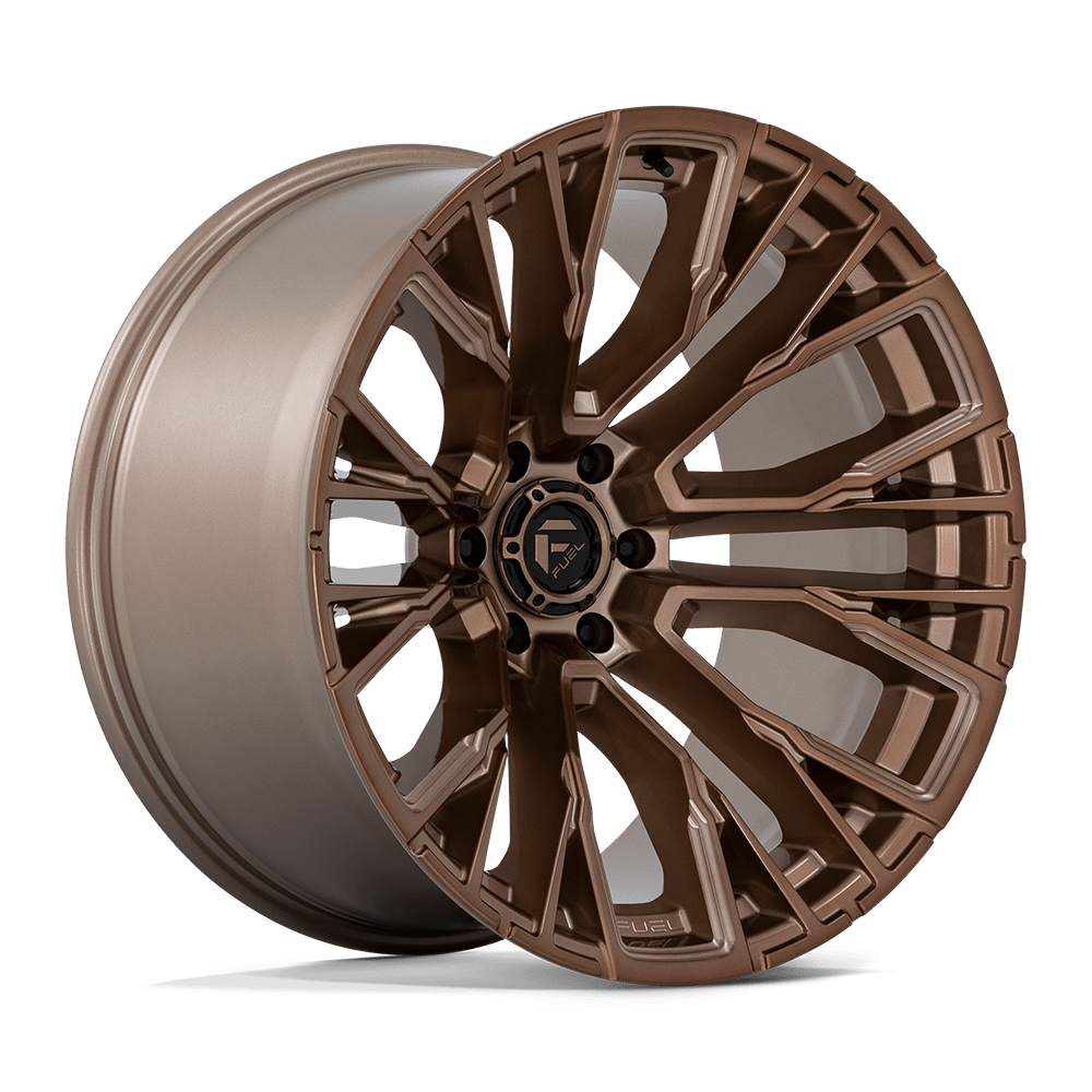 Fuel REBAR Platinum Bronze Milled Wheels