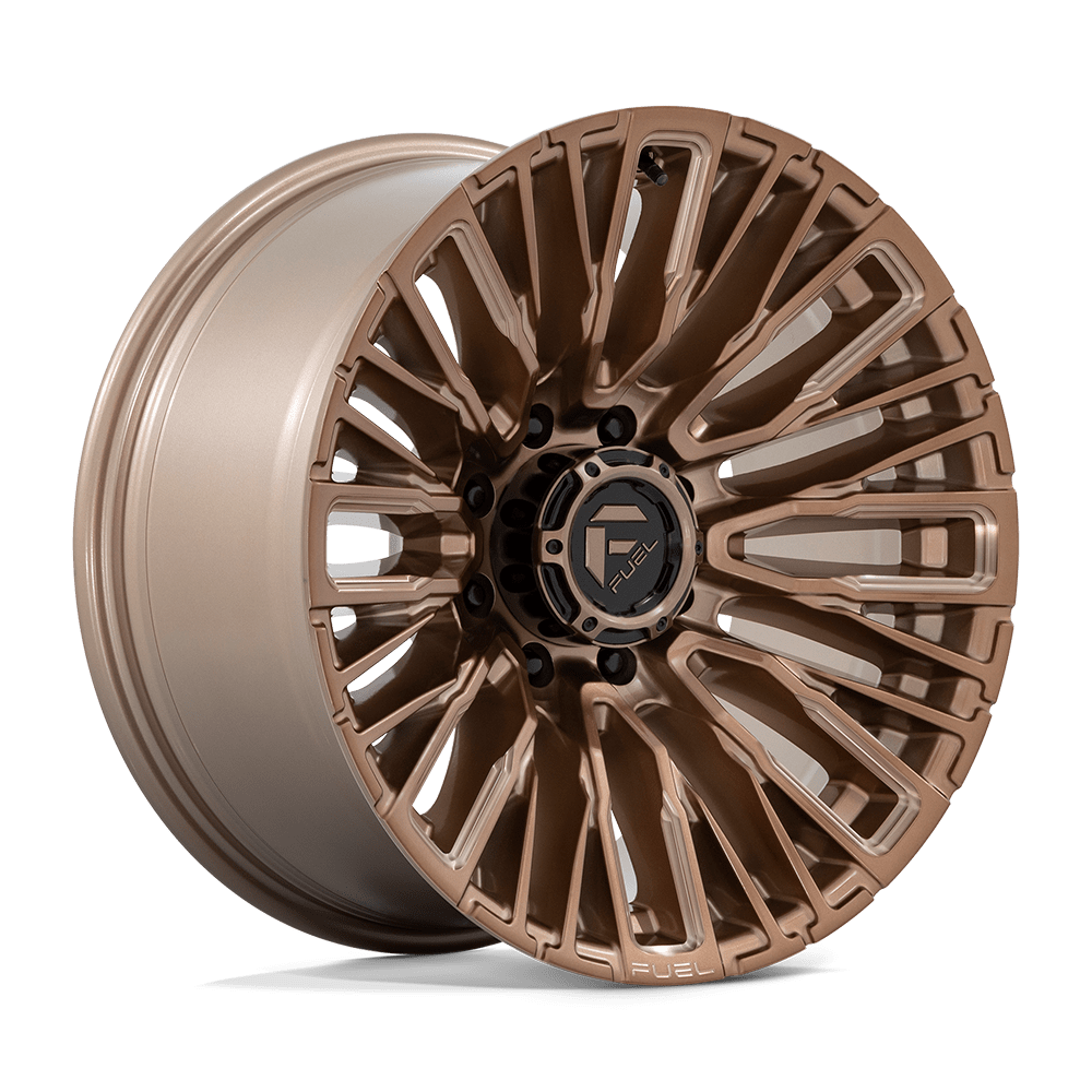 Fuel REBAR Platinum Bronze Milled Wheels