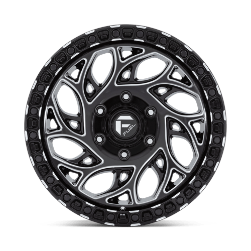 Fuel RUNNER OR Gloss Black Milled wheel view 3