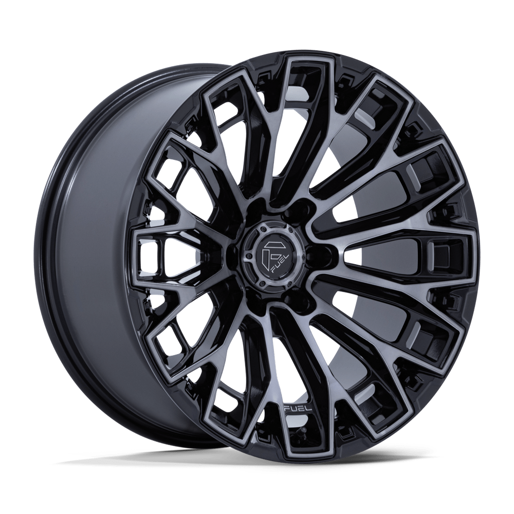 Fuel TRAX Gloss Black Machined Face Dtcc wheel view 4