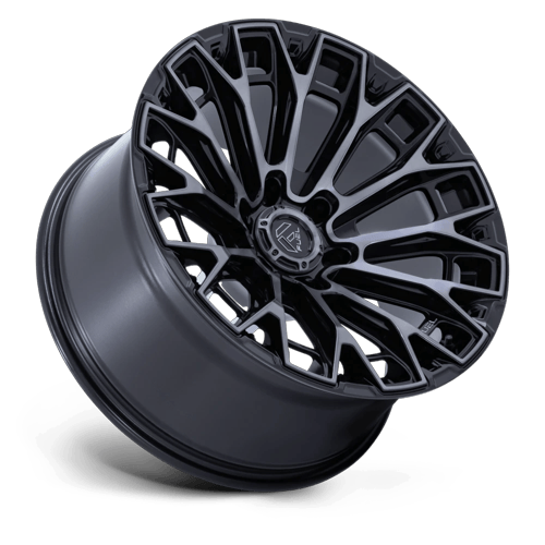 Fuel TRAX Gloss Black Machined Face Dtcc wheel view 2