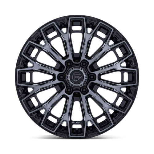 Fuel TRAX Gloss Black Machined Face Dtcc wheel view 3