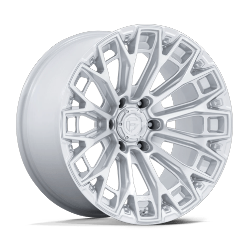 Fuel TRAX Gloss Silver W/ Machined Face wheel
