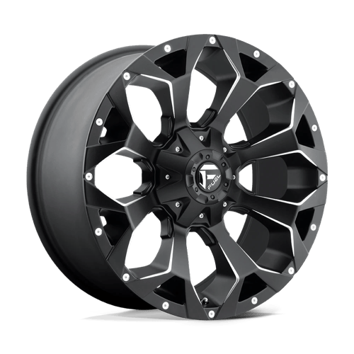 Fuel ASSAULT Gloss Black / Candy Orange wheel