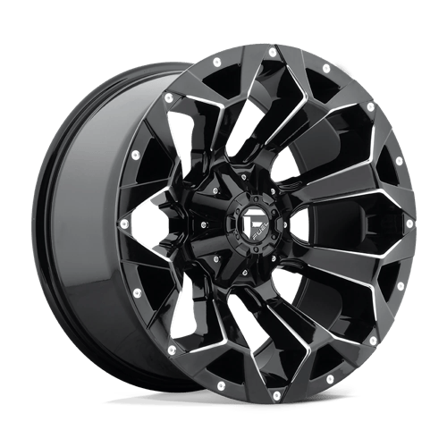 Fuel ASSAULT Gloss Black Milled wheel