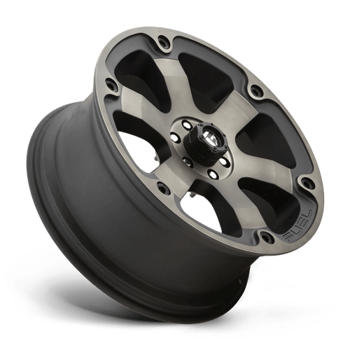 Fuel BEAST Matte Black Double Dark Tint wheel view 2