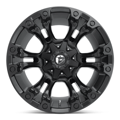 Fuel VAPOR Matte Black wheel view 3