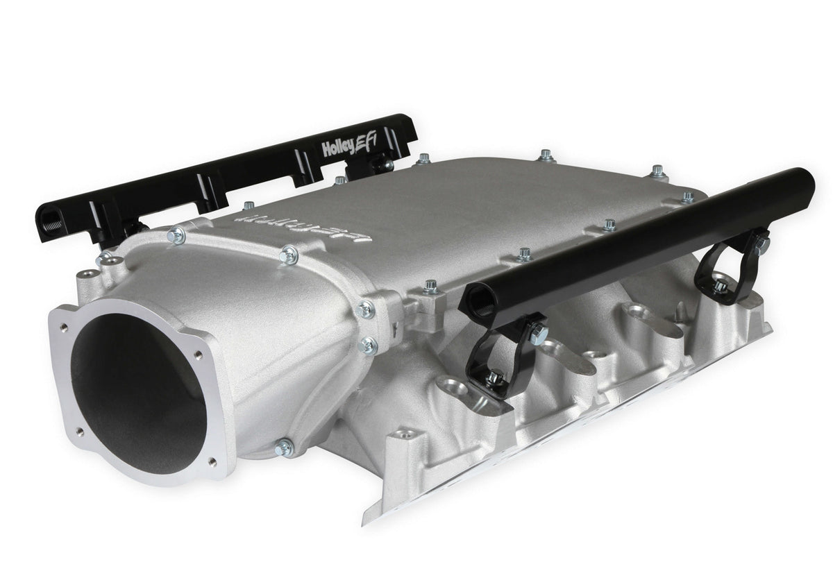 Holley LS3 Low Ram Intake Kit Single Injector Frt Feed