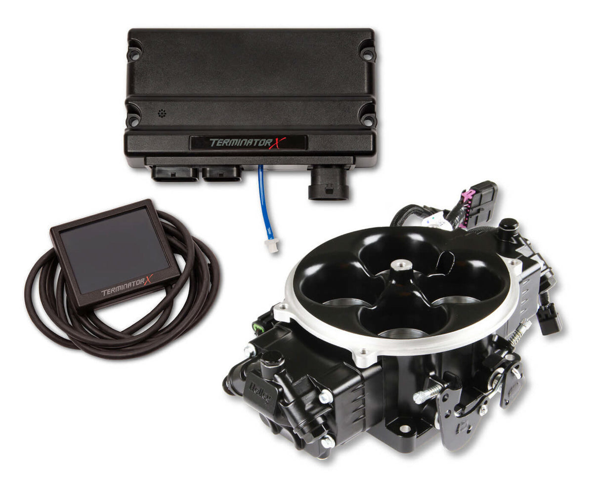 Holley Terminator X Stealth 4500 - 8 Injectors Black