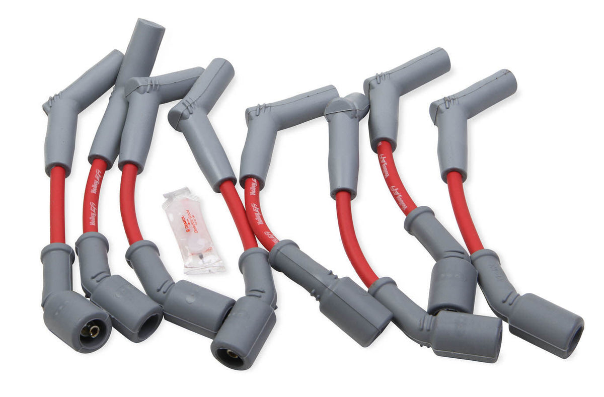 Holley LS 6.2L Spark Plug Wire Set 45-Deg Red