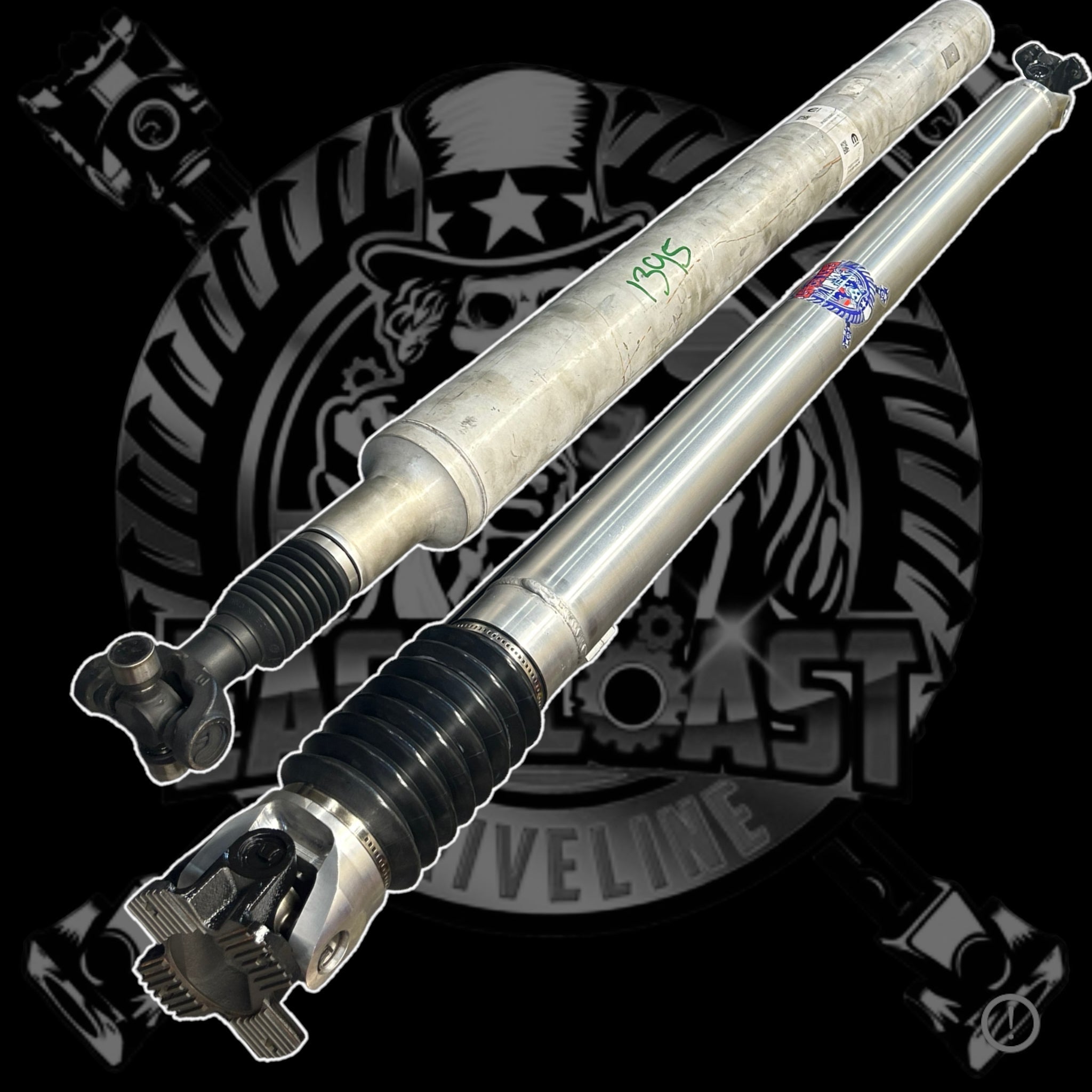 2025 Dodge Ram 1500 3.0L L6 Hurricane- HD 4” or 5” Carbon Fiber or Aluminum Driveshaft. Mopar 53011135AF, 53011135AB, 53011135AC, 53011135AD, 53011135AE- RHO, Big Horn, Laramie, Limited, Limited Longhorn, Lone Star, Rebel, Tradesman, Tungsten, Warlock