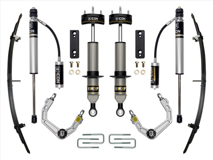 ICON 05-22 Toyota Tacoma 0-2in Stage 3 Exp Suspension System Billet