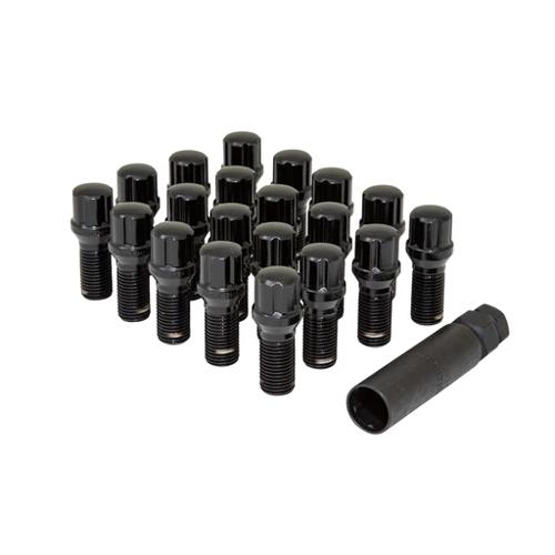 5LUG 14-1.50 SPLNE BLT WIK+LOCK BLK 27MM