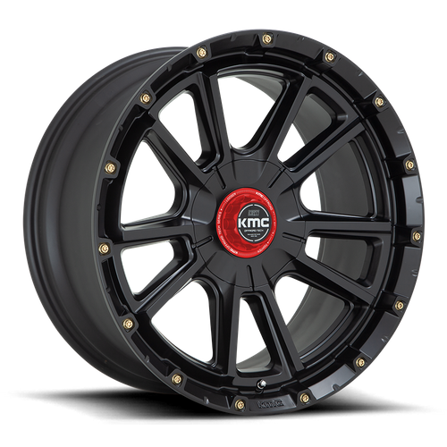 KMC SYNC Satin Black wheel view 3