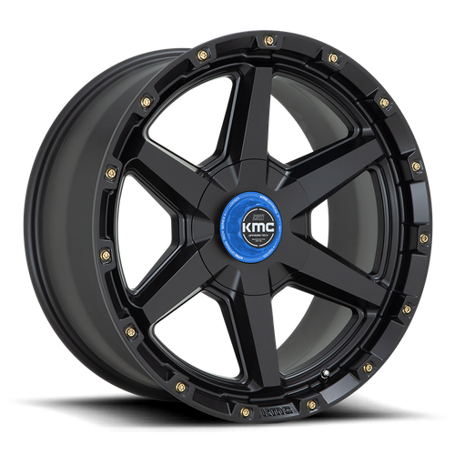KMC TEMPO Satin Black wheel view 2
