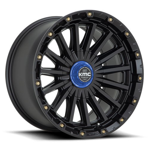 KMC SIGNAL Satin Black wheel view 3