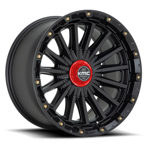 KMC SIGNAL Satin Black wheel view 2