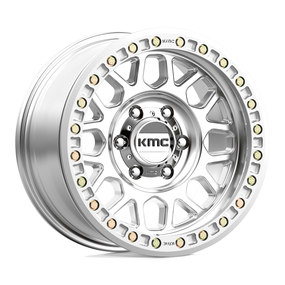 KMC GRENADE DESERT BEADLOCK Machined wheel view 4