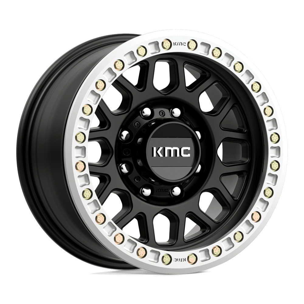 KMC GRENADE DESERT BEADLOCK Satin Black Wheels