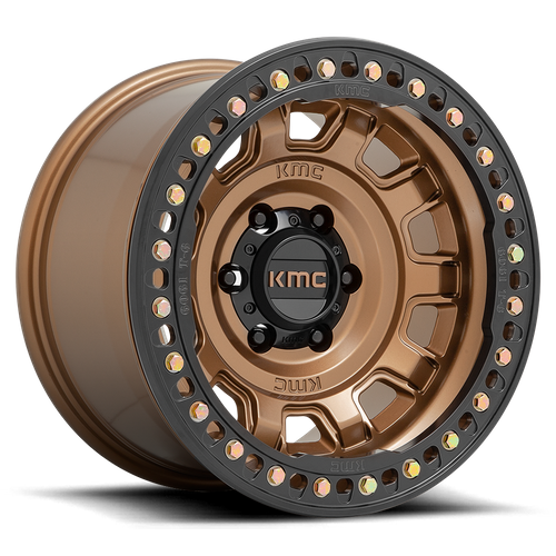 KMC TANK BEADLOCK Matte Bronze wheel
