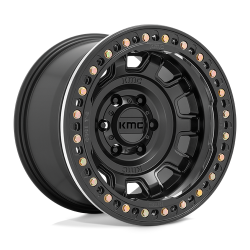 KMC TANK BEADLOCK Satin Black wheel
