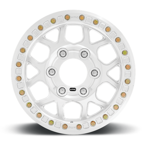 KMC MESA FORGED BEADLOCK Raw Machined wheel view 3