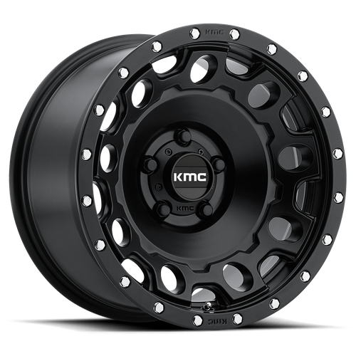 KMC HOLESHOT Satin Black wheel