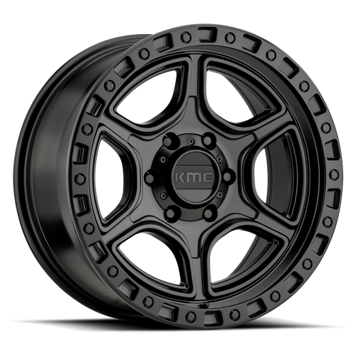 KMC PORTAL Satin Black wheel