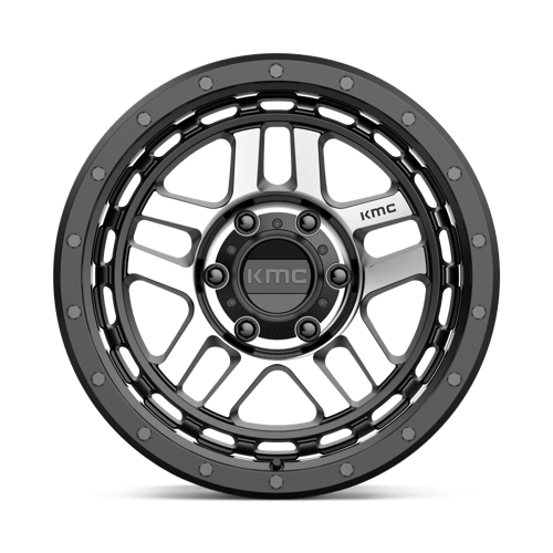 KM540 18X8.5 6X5.5 S-BLK MACH 00MM