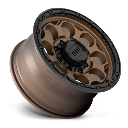 KMC DIRTY HARRY Matte Bronze W/ Black Lip wheel view 4