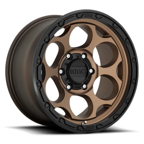KMC DIRTY HARRY Matte Bronze W/ Black Lip wheel