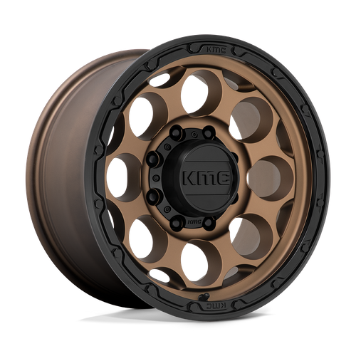 KMC DIRTY HARRY Matte Bronze W/ Black Lip wheel view 3