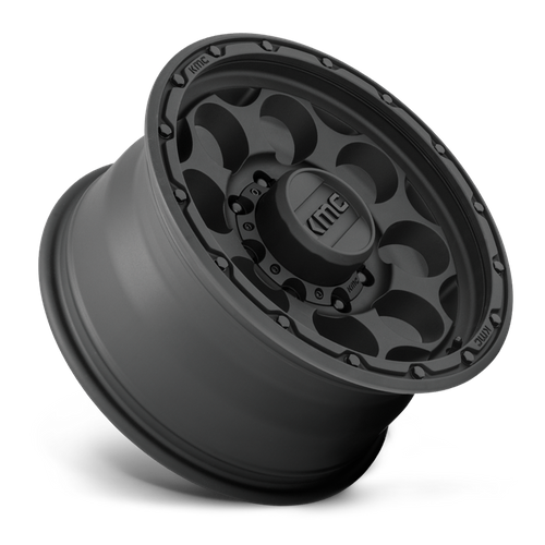 KMC DIRTY HARRY Textured Black wheel view 4