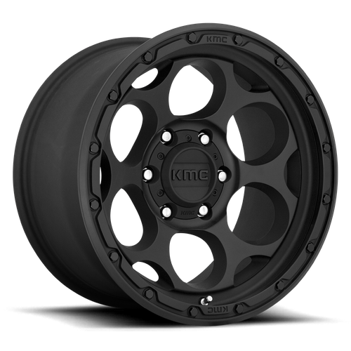KMC DIRTY HARRY Textured Black wheel