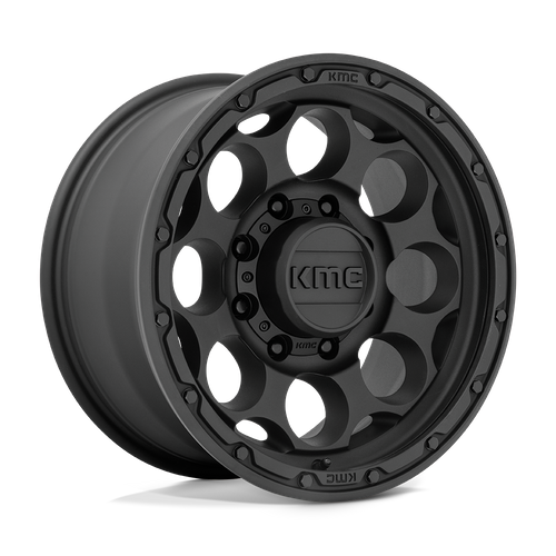 KMC DIRTY HARRY Textured Black wheel view 3
