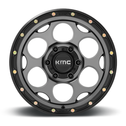 KM541 17X8.5 8X170 S-GRY BLK-LP 00MM