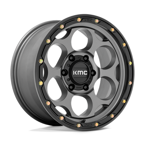 KM541 17X9 6X5.5 S-GRY BLK-LP -12MM