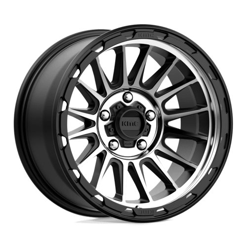 KMC IMPACT Satin Black Machined wheel