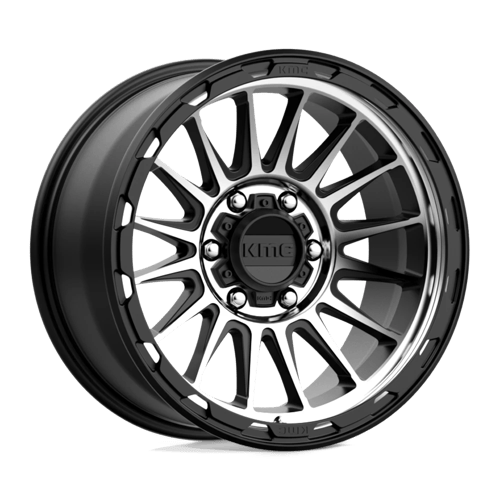 KM542 16X8 6X5.5 S-BLK MACH 00MM