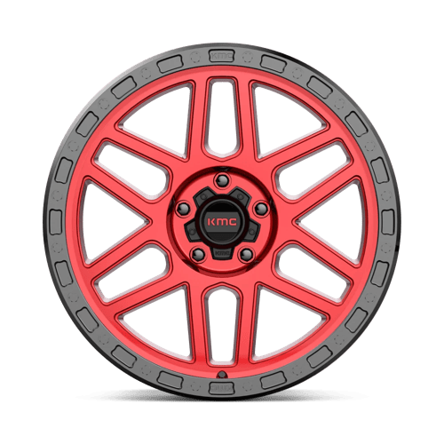 KM544 17X9 5X5.0 C-RED BLK-LP -12MM