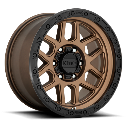 KMC MESA Matte Bronze W/ Black Lip wheel