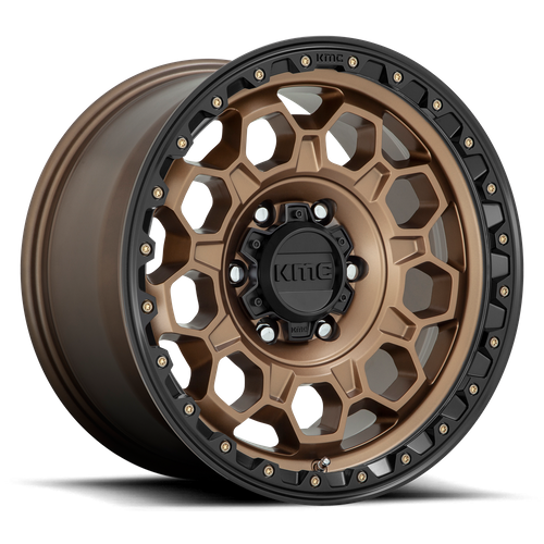 KMC TREK Matte Bronze W/ Black Lip wheel