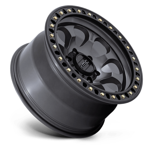 KMC RIOT SBL Anthracite W/ Satin Black Lip wheel view 2