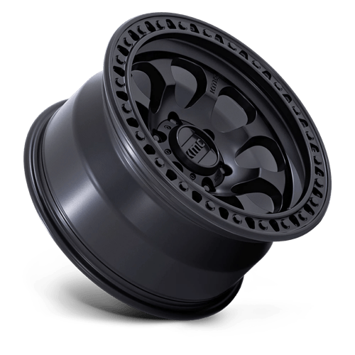 KMC RIOT SBL Satin Black wheel view 2