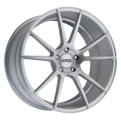 KM709 20X10 5X120 BRUSHED SLV 40MM