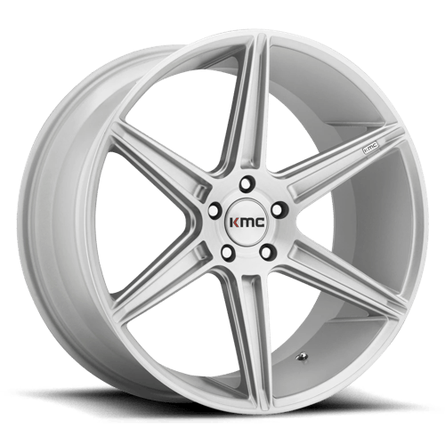 KM711 22X9 5X115 BRUSHED SLV 20MM
