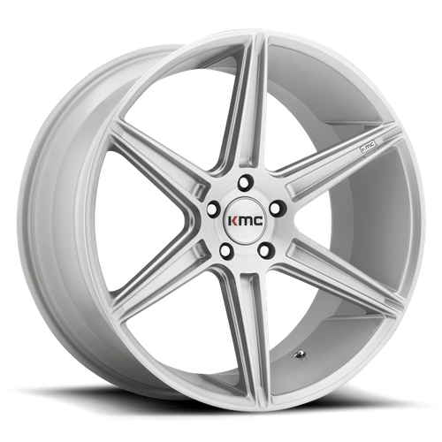 KMC PRISM Brushed Silver wheel