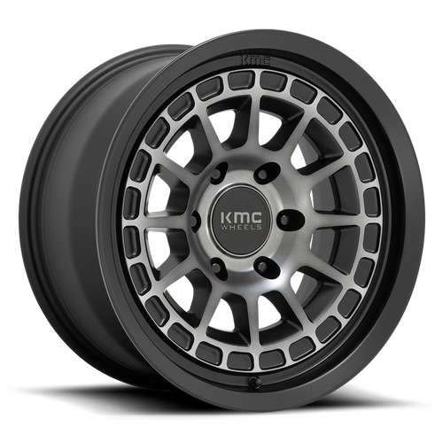 KMC CANYON Satin Black W/ Gray Tint wheel